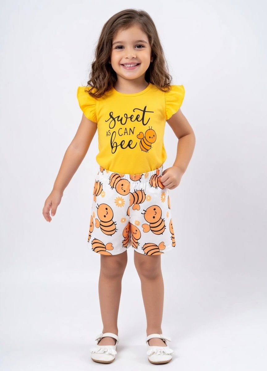 Baby & Kids 2pcs Printed T-shirt Set (3mths-6yrs)