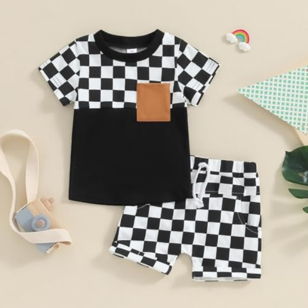 Baby & Kids 2pcs Printed T-shirt Set (3mths-6yrs)