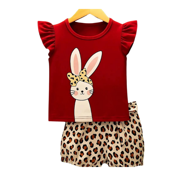 Baby & Kids 2pcs Printed T-shirt Set (3mths-6yrs)