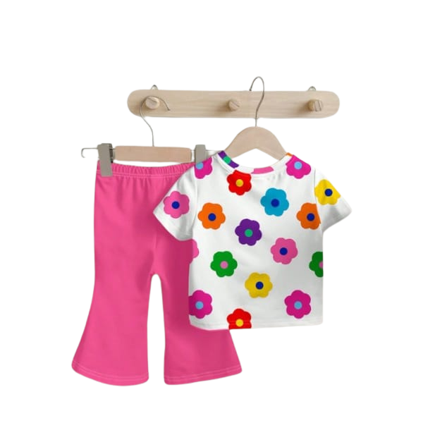 Baby & Kids Printed T-shirt & long Pant Set (1yrs-7yrs)