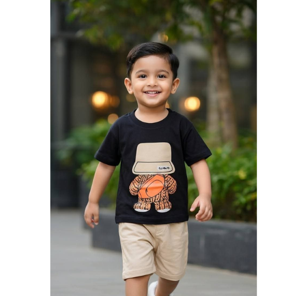 Baby & Kids 2pcs Printed T-shirt Set (3mths-6yrs)