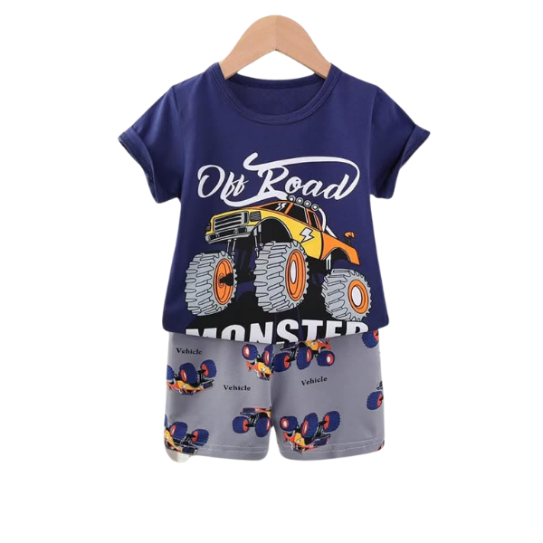 Baby & Kids 2pcs Printed T-shirt Set (3mths-6yrs)
