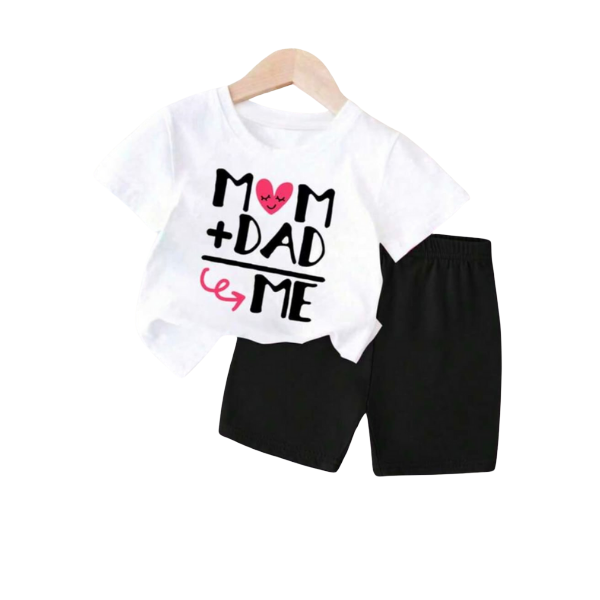Baby & Kids 2pcs Printed T-shirt Set (3mths-6yrs)