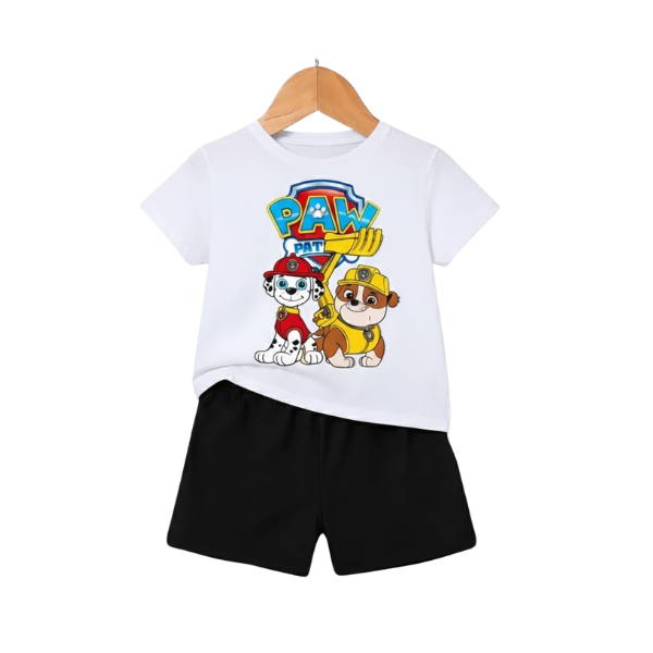 Baby & Kids 2pcs Printed T-shirt Set (3mths-6yrs)