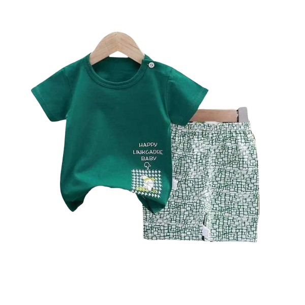 Baby & Kids 2pcs Printed T-shirt Set (3mths-6yrs)