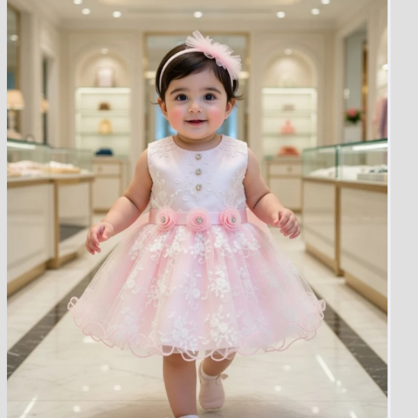 Baby Grils Party Dress (1yrs-4yrs)