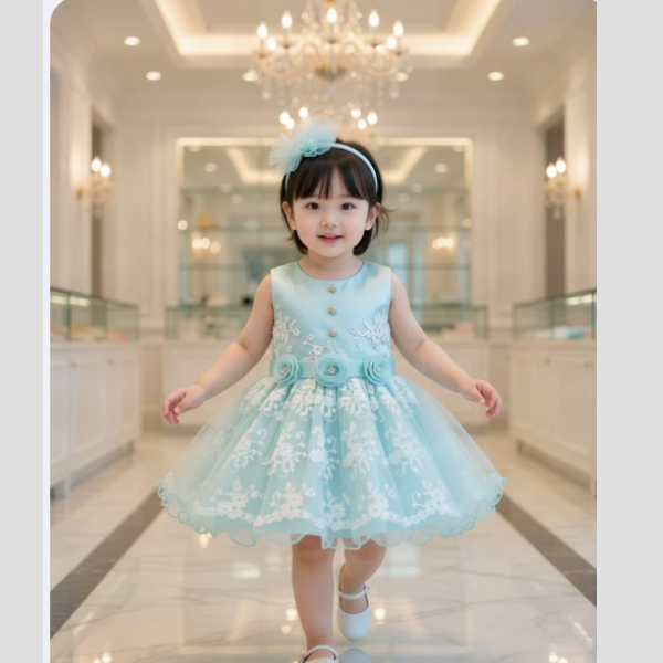 Baby Grils Party Dress (1yrs-4yrs)