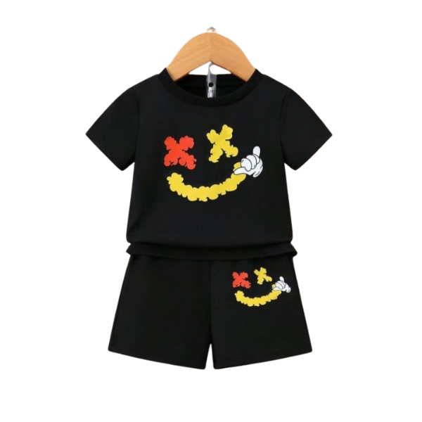 Baby & Kids 2pcs Printed T-shirt Set (3mths-6yrs)