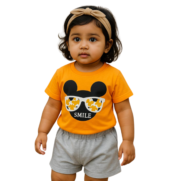 Baby & Kids 2pcs Printed T-shirt Set (3mths-6yrs)
