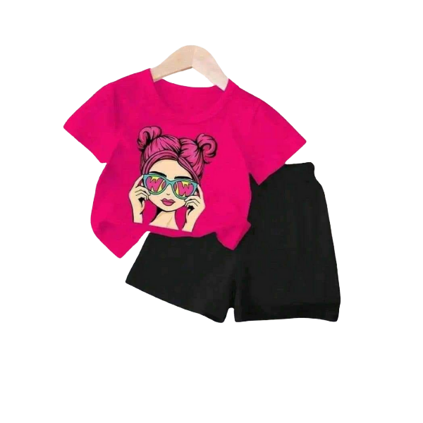 Baby & Kids 2pcs Printed T-shirt Set (3mths-6yrs)
