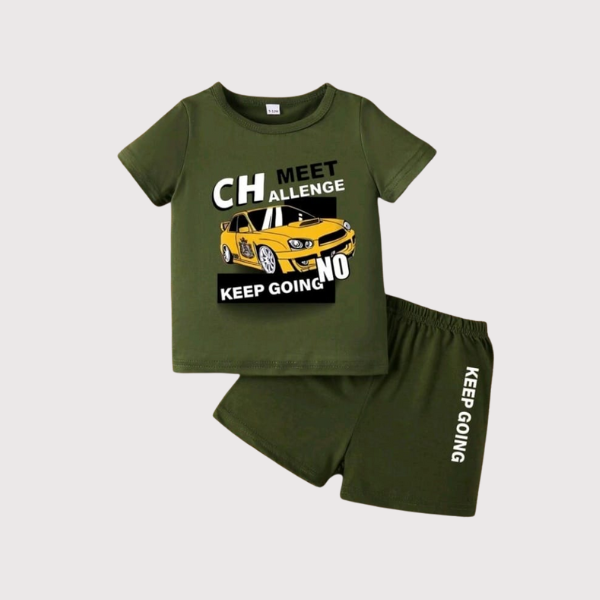 Baby & Kids 2pcs Printed T-shirt Set (3mths-6yrs)