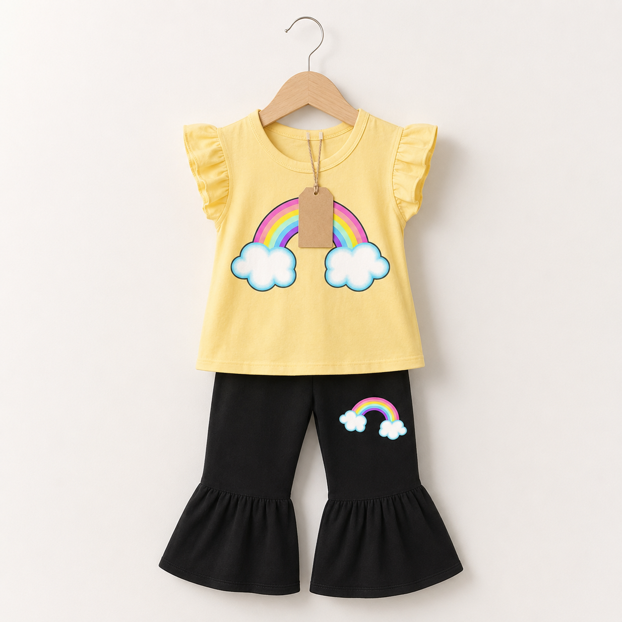 Baby & Kids Printed T-shirt & long Pant Set (1yrs-7yrs)