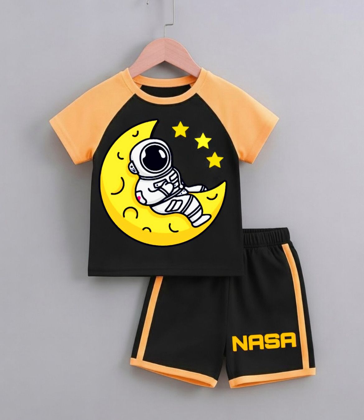 Baby & Kids Printed T-shirt Set(1yrs-7yrs)
