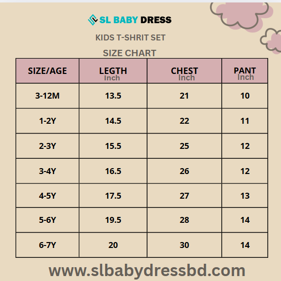 Baby & Kids 2pcs Printed T-shirt Set (3mths-7yrs)