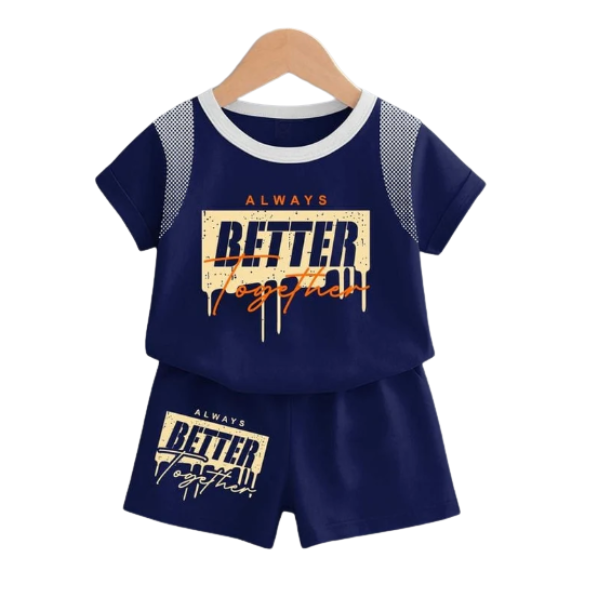 Baby & Kids 2pcs Printed T-shirt Set (3mths-6yrs)