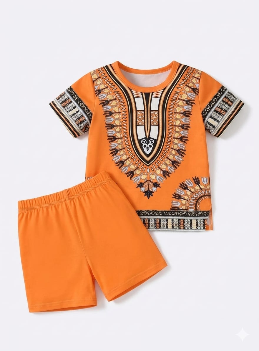 Baby & Kids  Printed T-shirt & Pant Set(3mths-6yrs)