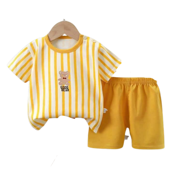 Baby & Kids 2pcs Printed T-shirt Set (3mths 6yrs)