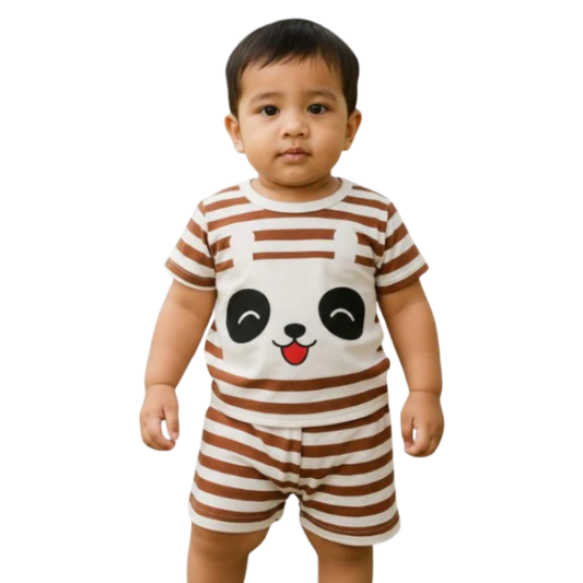 Baby & Kids 2pcs  Printed T-shirt Set (3mths-6yrs)