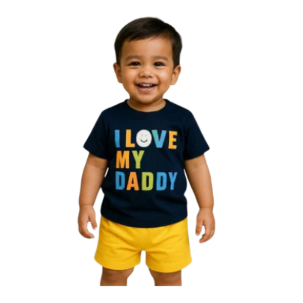 Baby & Kids 2pcs  Printed T-shirt Set (3mths-6yrs)