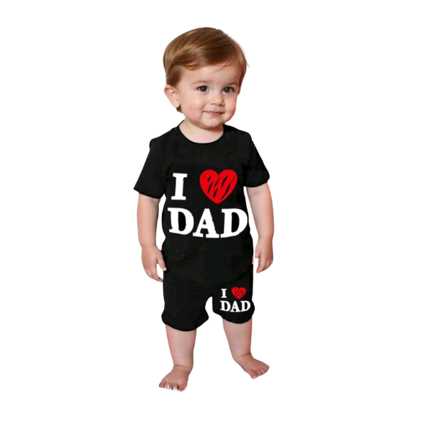 Baby & Kids 2pcs  Printed T-shirt Set (3mths-6yrs)