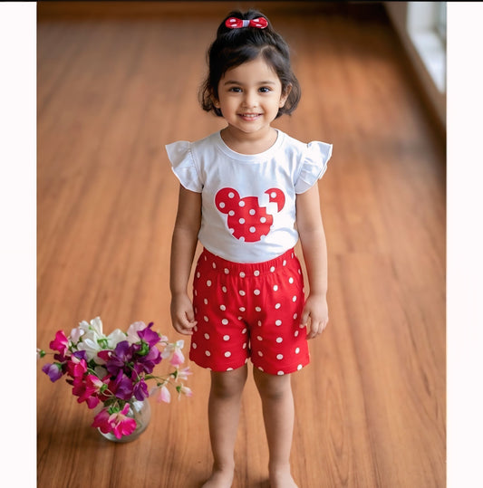 Baby & Kids 2pcs  Printed T-shirt Set (3mths-6yrs)