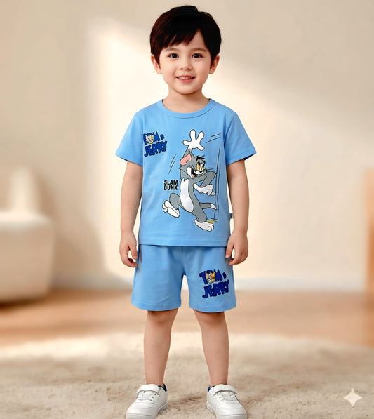 Baby & Kids 2pcs  Printed T-shirt Set {without shos}(3mths-6yrs)