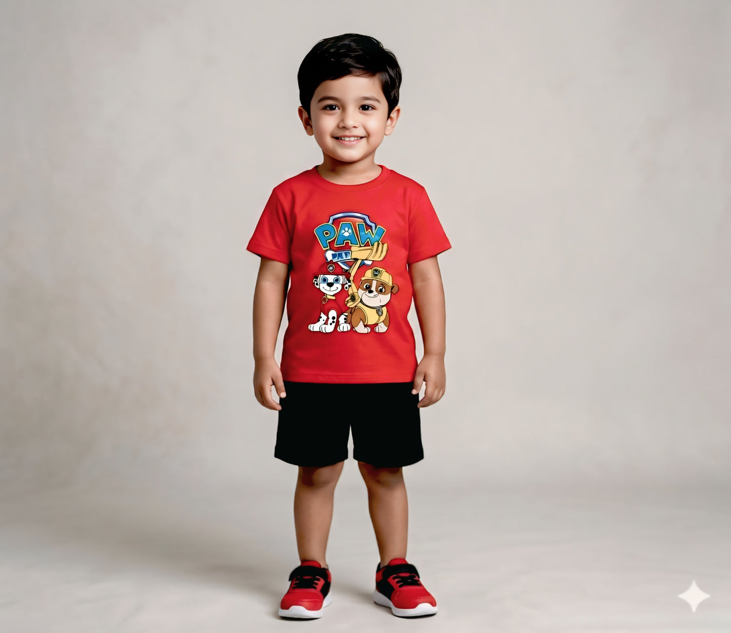 Baby & Kids 2pcs  Printed T-shirt Set (3mths-6yrs)