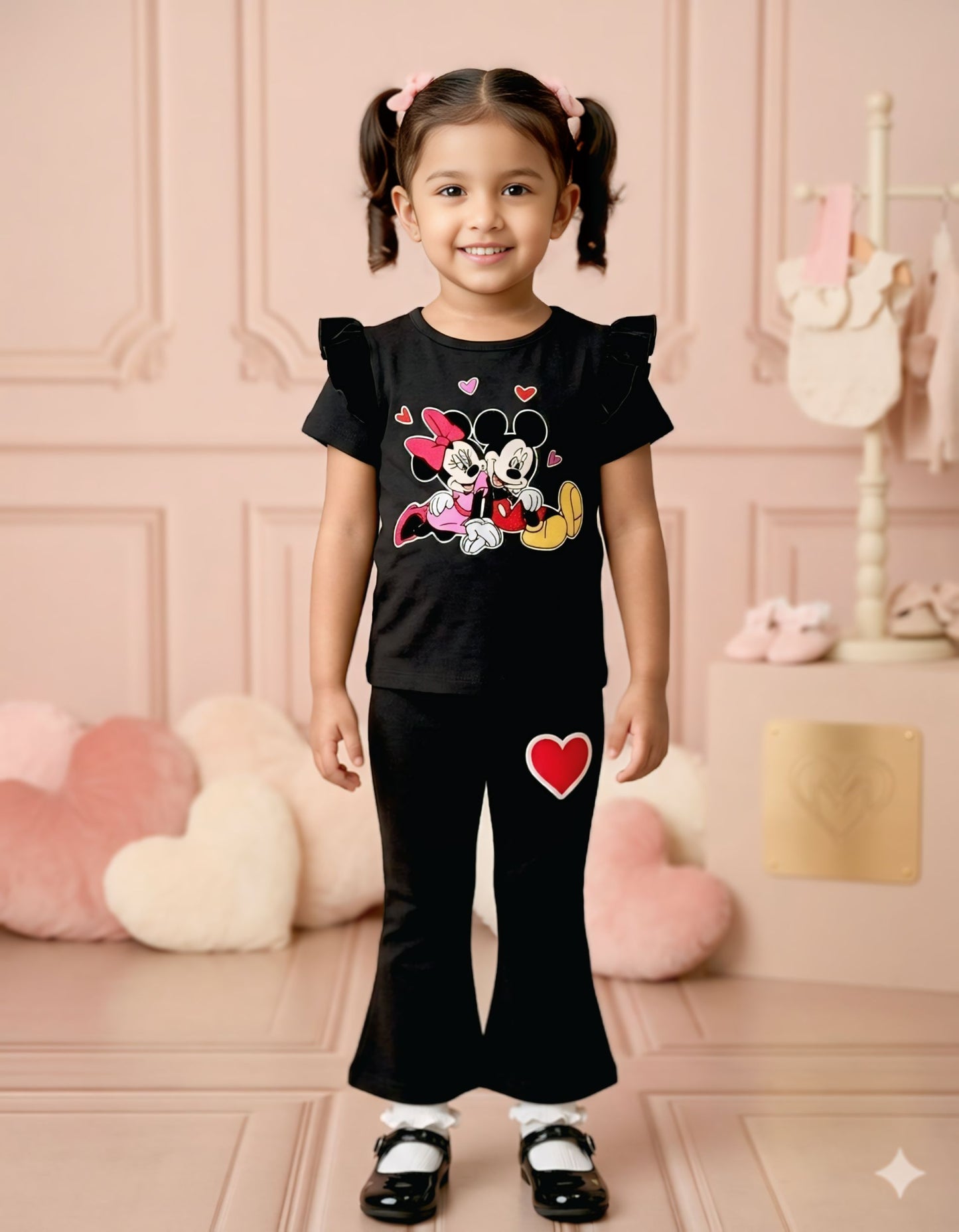Baby & Kids Printed T-shirt & long Pant  Set (1yrs-7yrs)