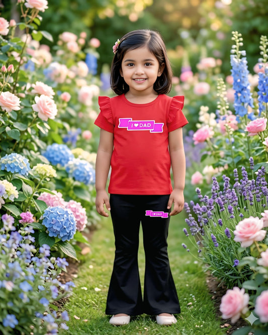Baby & Kids Printed T-shirt & long Pant  Set (1yrs-7yrs)