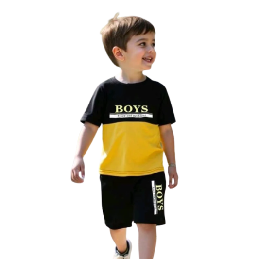 Baby & Kids 2pcs  Printed T-shirt Set (3mths-6yrs)