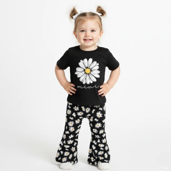 Baby & Kids 2pcs Printed T-shirt & Full Pant (3m-12yrs)