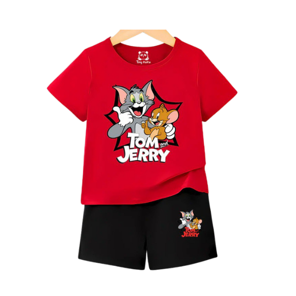Baby & Kids 2pcs  Printed T-shirt Set (3mths-8yrs)