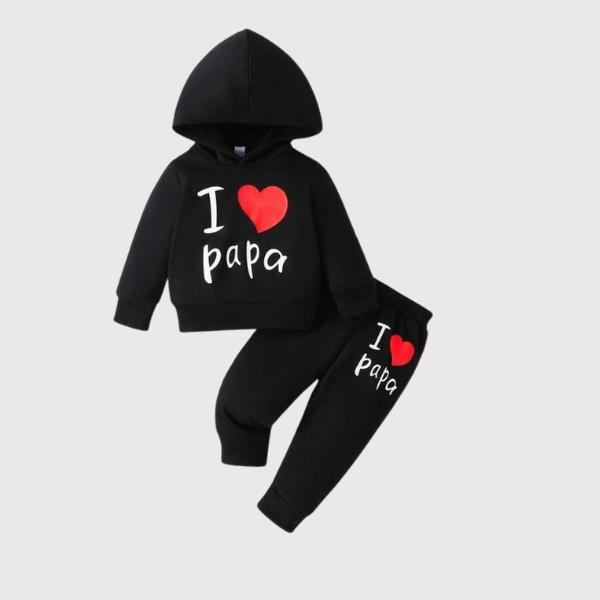 Baby & Kids Winter Printed Joggers & Hoddie Set (3M-8yrs)