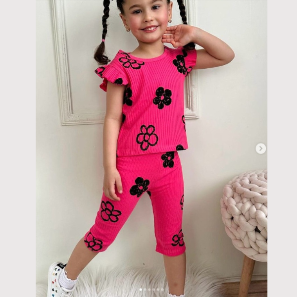 Baby & Kids 2pcs  Printed T-shirt Set (1yrs -8yrs)