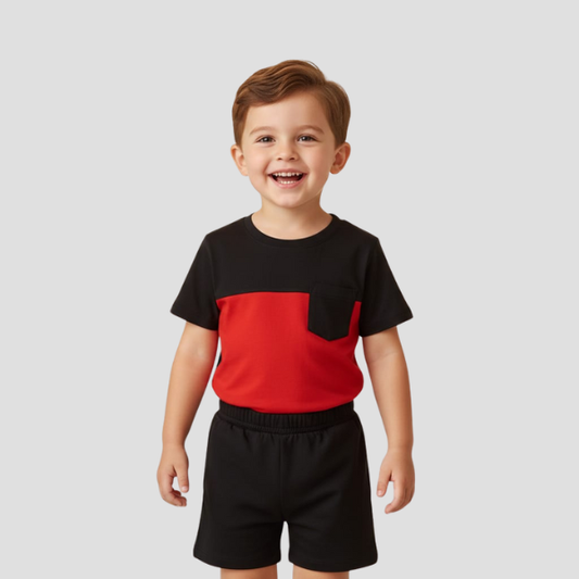 Baby & Kids 2pcs  Printed T-shirt Set (3mths-6yrs)