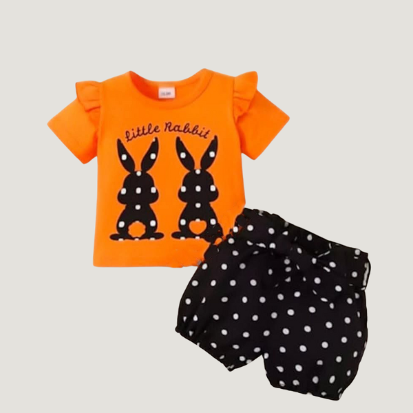 Baby & Kids 2pcs  Printed T-shirt Set (3mths-6yrs)