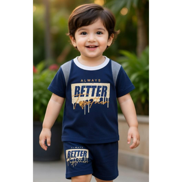 Baby & Kids 2pcs  Printed T-shirt Set (3mths-6yrs)