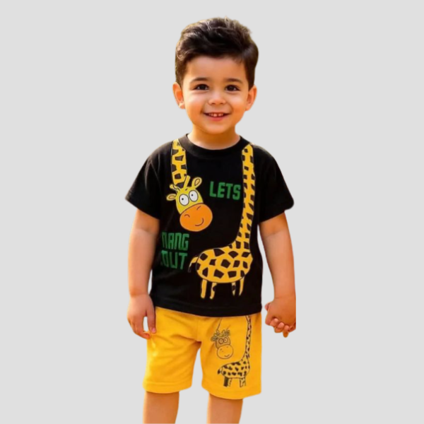 Baby & Kids 2pcs  Printed T-shirt Set (3mths-6yrs)