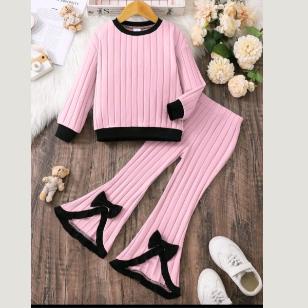 Baby & Kids 2pcs Printed T-shirt & Full Pant (2yrs-12yrs){ with out Shoes }