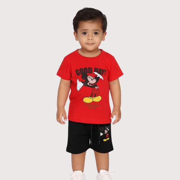 Baby & Kids 2pcs  Printed T-shirt Set (3mths-6yrs)