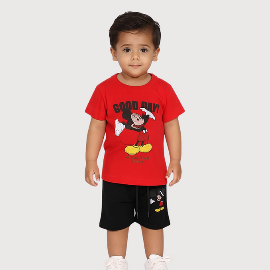 Baby & Kids 2pcs  Printed T-shirt Set (3mths-6yrs)