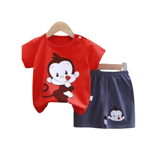 Baby & Kids 2pcs  Printed T-shirt Set (3mths-6yrs)