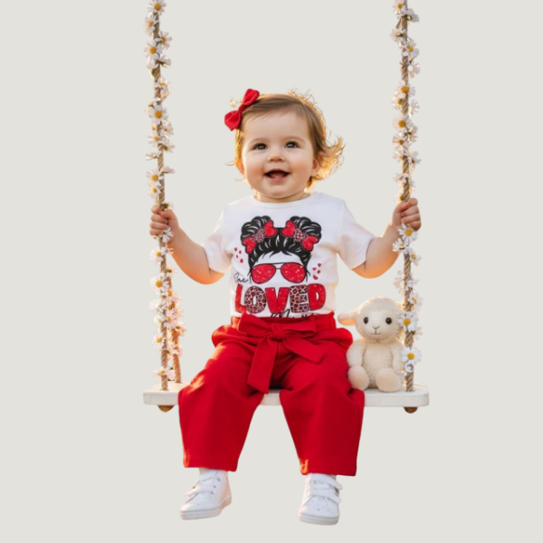 Baby & Kids 2pcs Printed T-shirt & Full Pant (2yrs-12yrs)