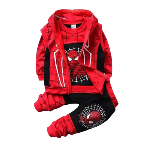 Baby & Kids Winter Printed Joggers & Hoddie Set (3M-8yrs)