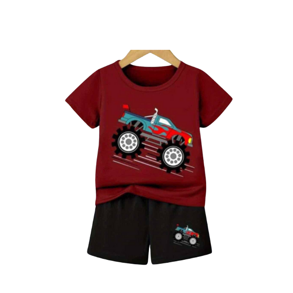 Baby & Kids 2pcs  Printed T-shirt Set (3mths-6yrs)