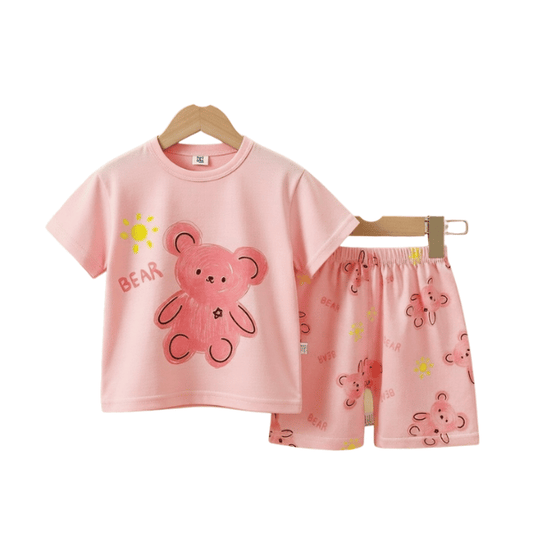 Baby & Kids 2pcs  Printed T-shirt Set (3mths-6yrs)