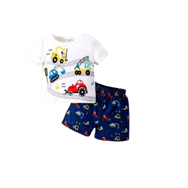 Baby & Kids 2pcs  Printed T-shirt Set (3mths-6yrs)