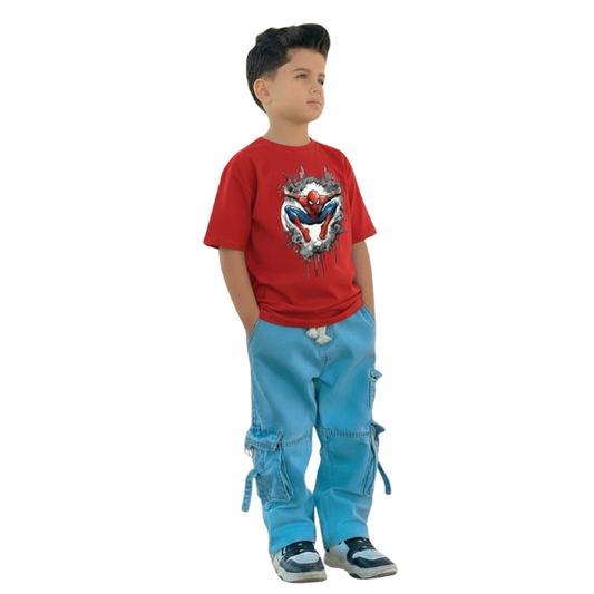 Little Hero Utility Cargo Set – Spider Man (5yrs -12yrs)
