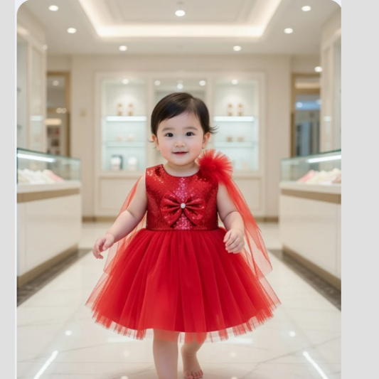 Baby Grils Party Dress (1yrs-4yrs)