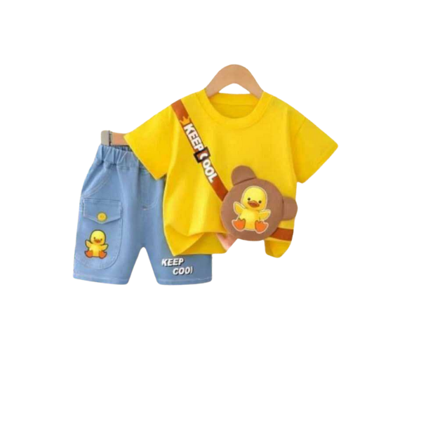 Baby & Kids 2pcs  Printed T-shirt Set (3mths-6yrs)